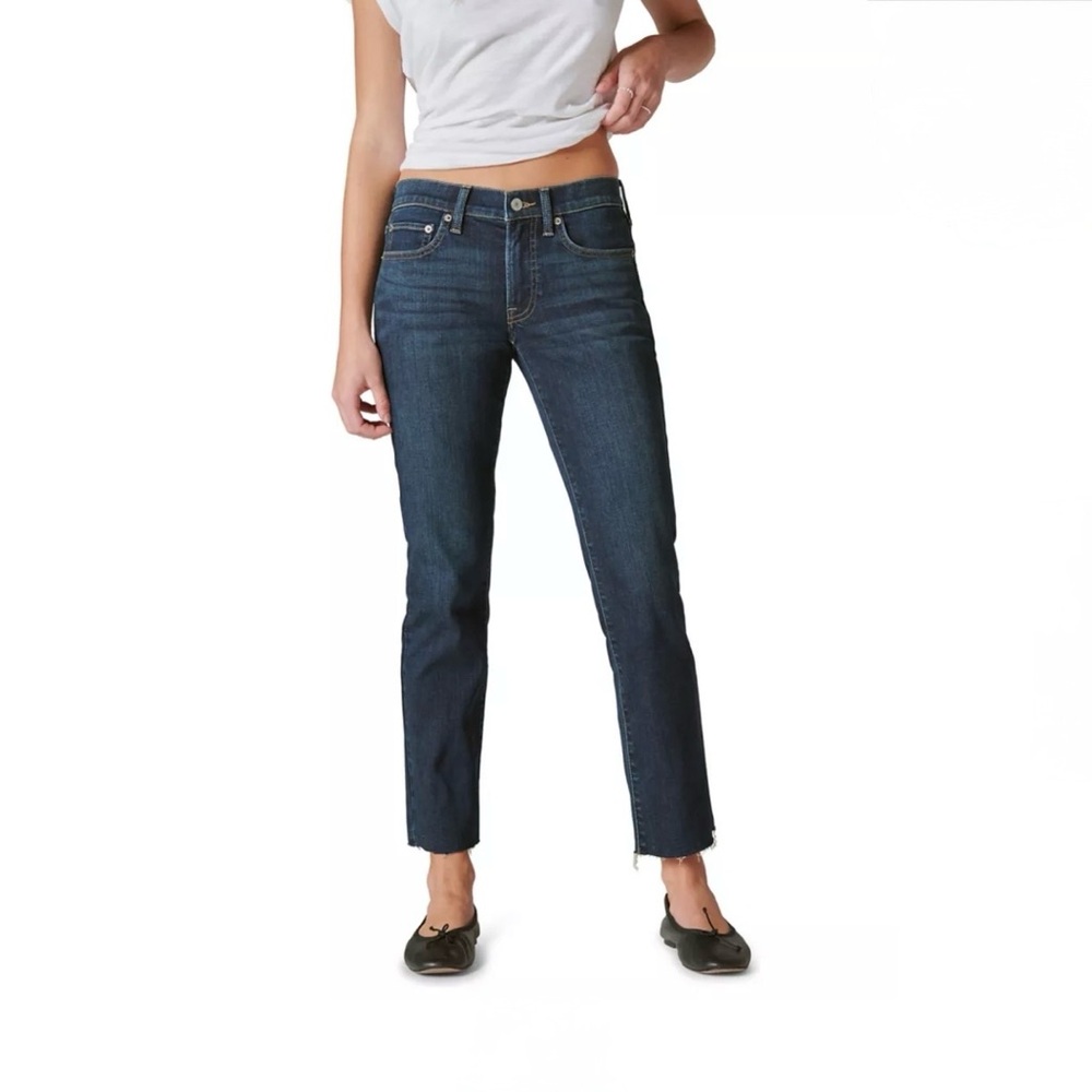 Lucky Brand EUC Women's Cropped Blue Jeans